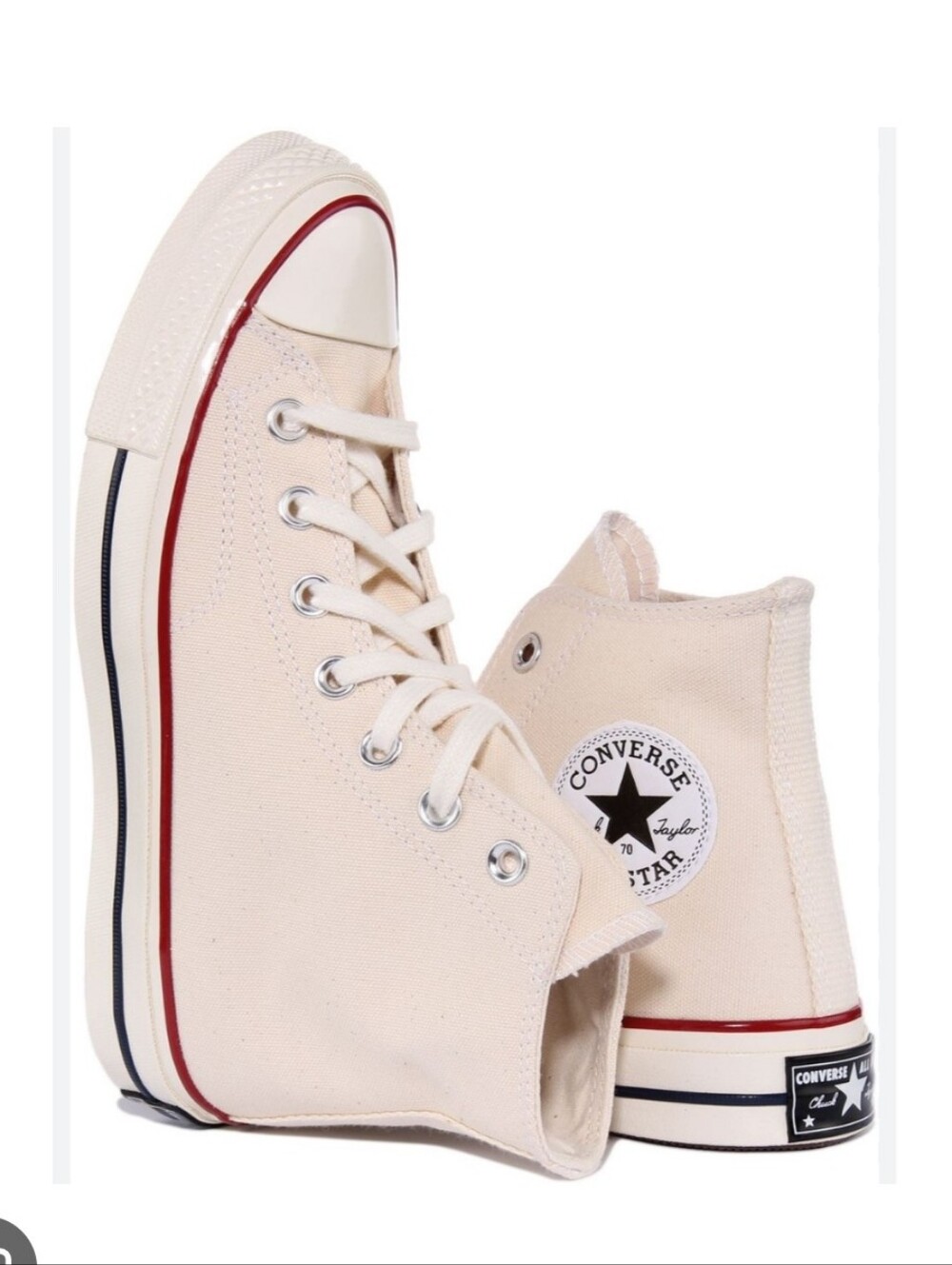 CONVERSE Chuck 70 Parchment High Top Sneakers NWT - Picture 3 of 11
